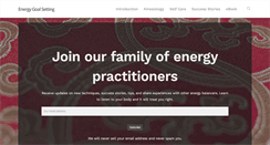 Desktop Screenshot of energygoalsetting.com